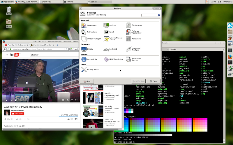 XFCE screenshot